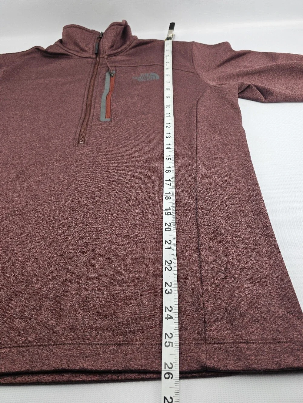 The North Face Canyonlands 1/2-Zip Fleece Pullover Maroon Mens Size Medium